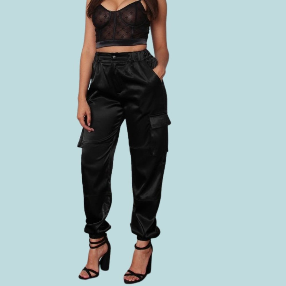 Queen Satin Joggers